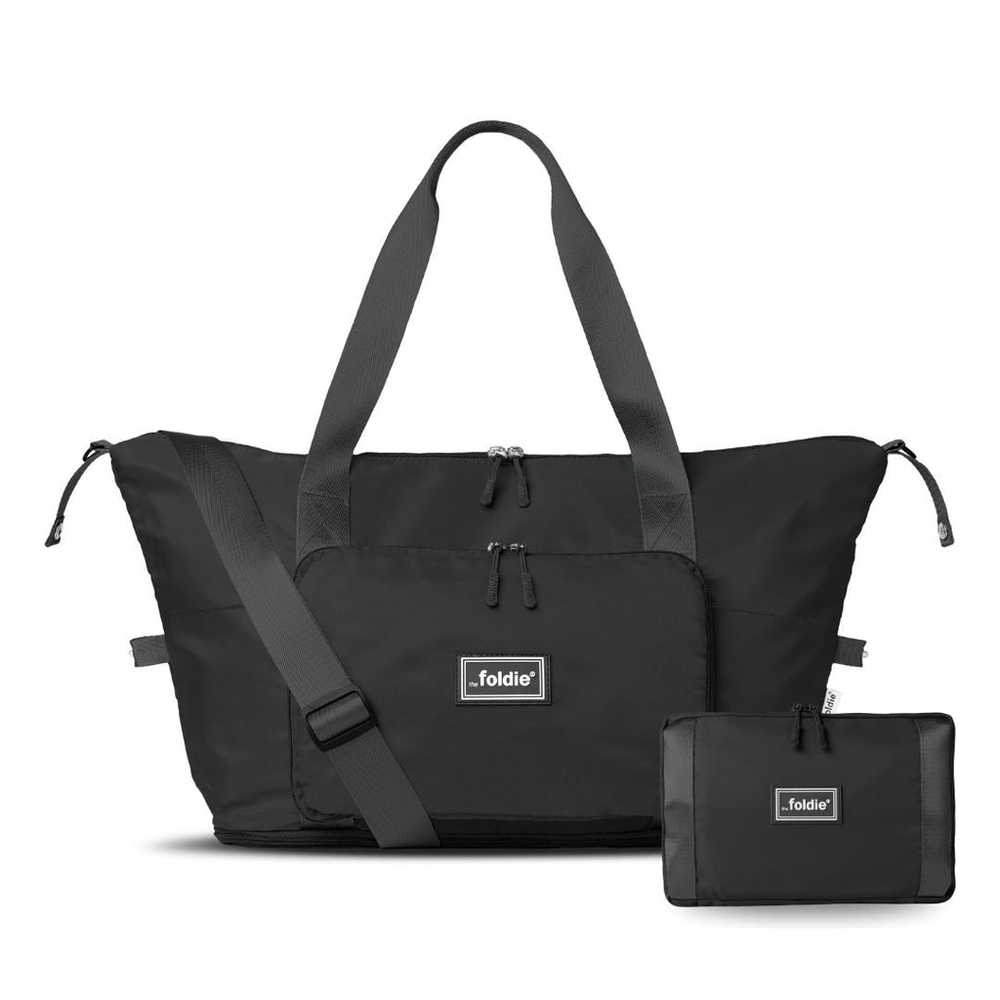Foldie Carry On Bag Expandable Black